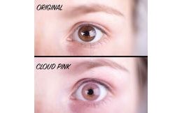 Barevné čočky (2 čočky) Cloud Pink