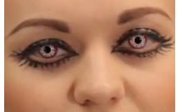 WHITE MESH Prescription Contact Lenses