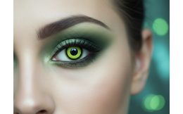 CLOUD GREEN Prescription Colored Lenses