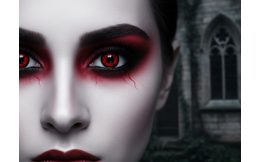 BLACK MINI SCLERA Prescription Contact Lenses