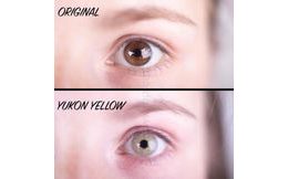 Barevné čočky (2 čočky) Yukon Yellow