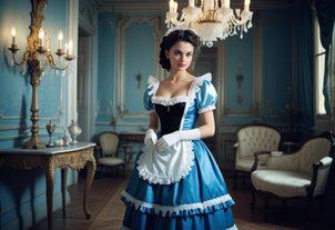 Complete Your French Maid Outfit with Perfectly Matched Colored Contacts