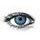 Amazon Blue Colored Contact Lenses (1 pair)