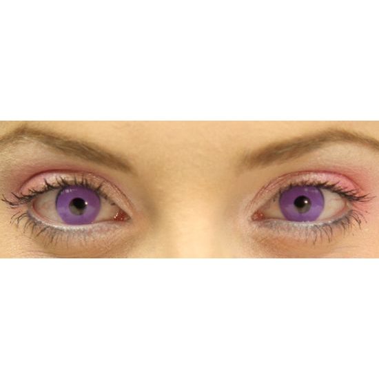 Pink Eye Contact Lenses (1 pair) - Lucifer - Halloween & Crazy Contacts 