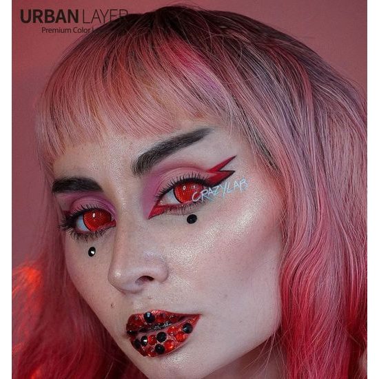 RED MESH R MINI SCLERA Contact Lenses