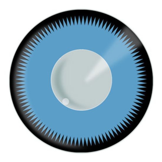 Saw Blue Contact Lenses (1 pair)