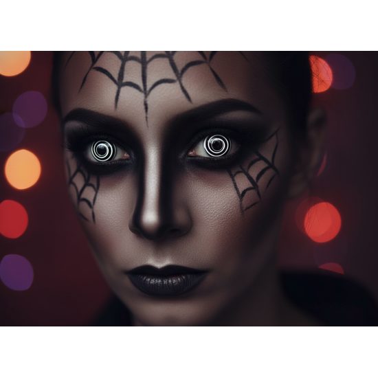 BLACK SPIRAL Contact Lenses