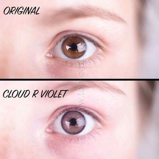 Barevné čočky (2 čočky) Cloud R Violet