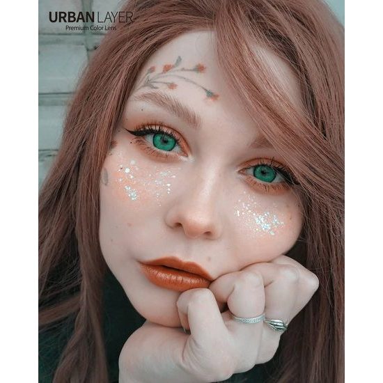 CLOUD R GREEN Prescription Colored Lenses