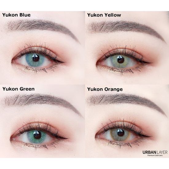 Barevné čočky (2 čočky) Yukon Green