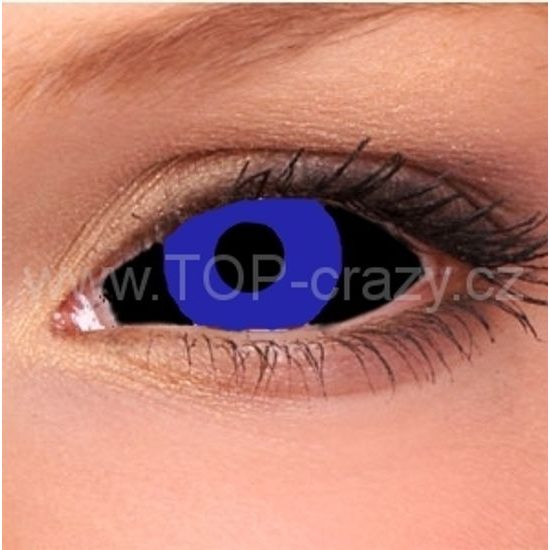 Negative Blue Sclera Contact Lenses (1 pair)