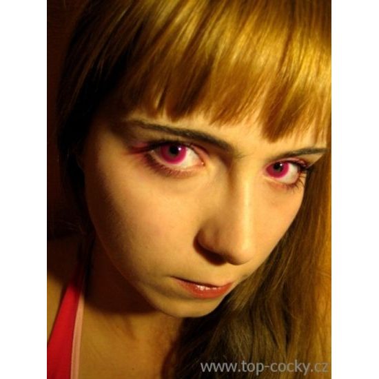GLOW PINK UV Contact Lenses