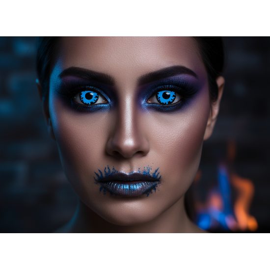BLUE FLAME Contact Lenses