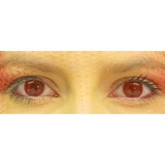 Red Mesh Contact Lenses (1 pair)