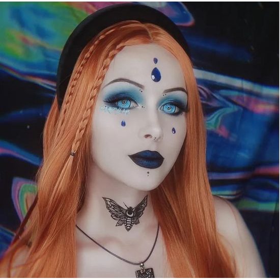 AQUAMAN BLUE MINI SCLERA Contact Lenses