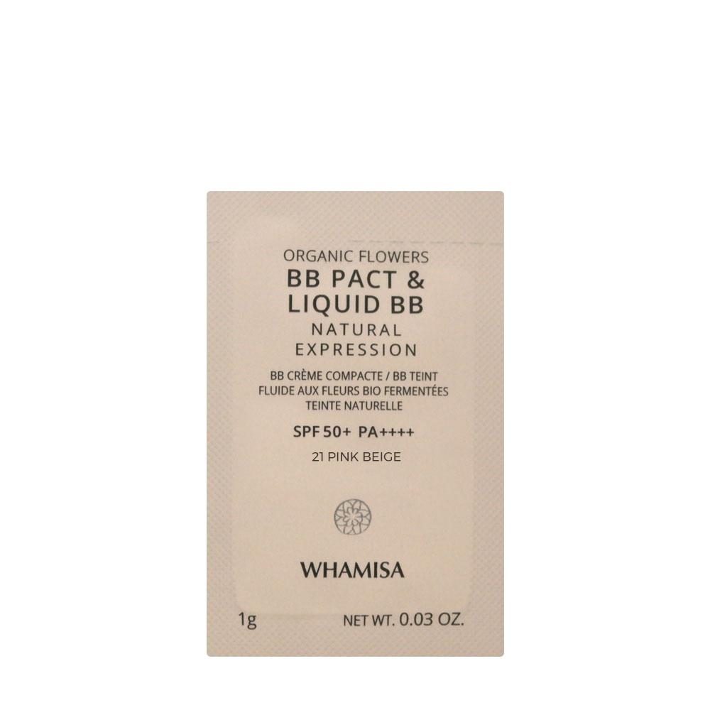 WHAMISA BB krém Bio BB #21 Pink Beige VZOREK