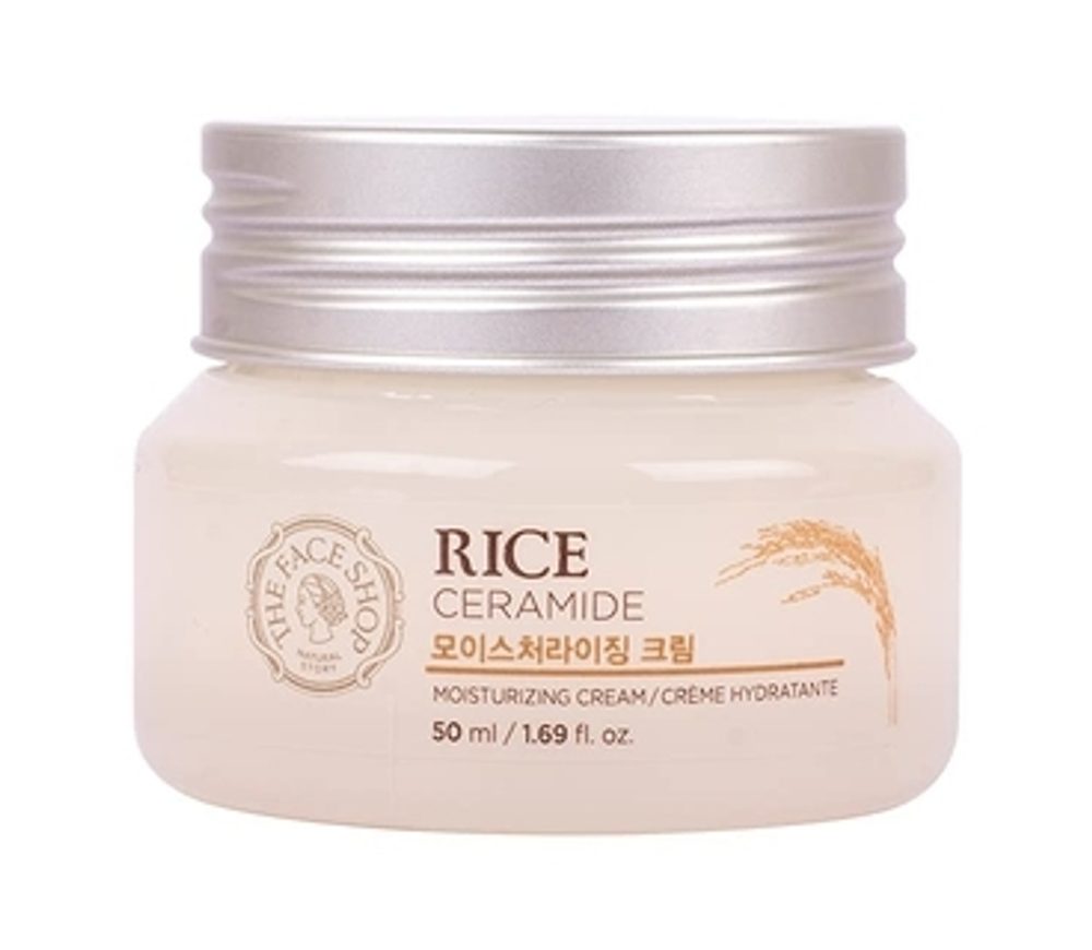 THE FACE SHOP Vysoce hydratační pleťový krém Rice Ceramide Moisturizing Cream (50 ml)