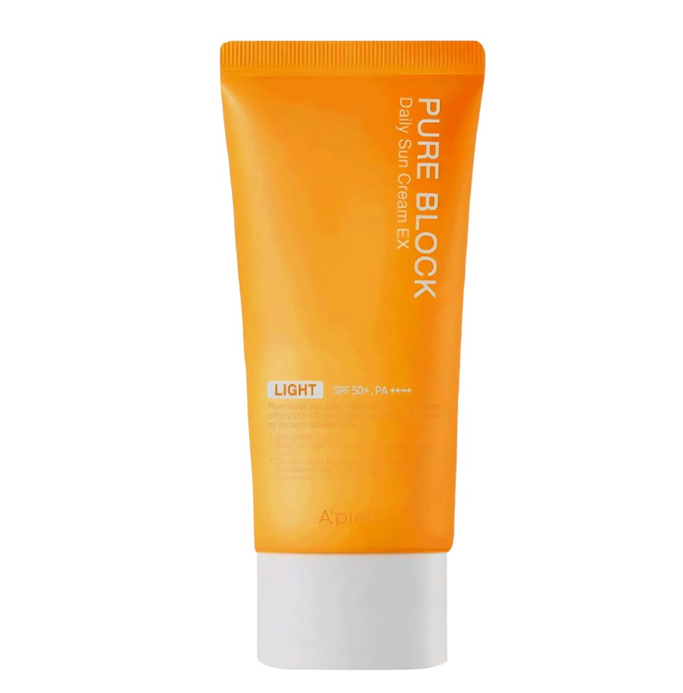 A'PIEU Opalovací krém Pure Block Daily Sun Cream EX Light SPF50+ PA++++ (50 ml)