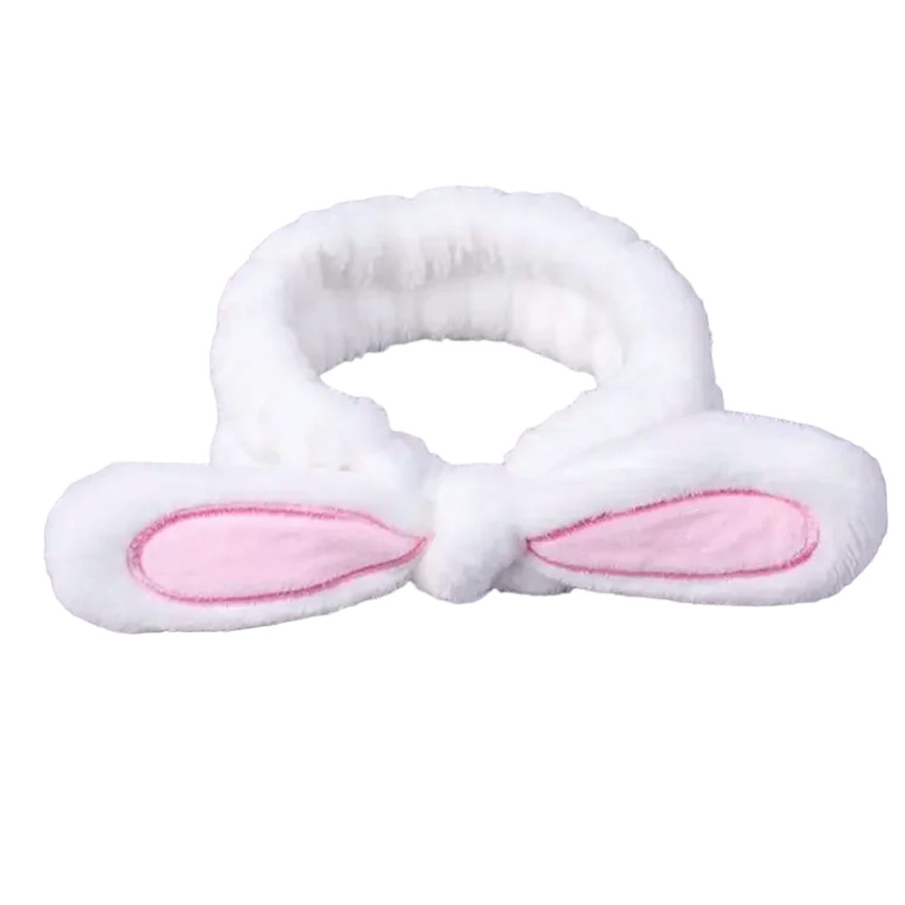 ostatní Kosmetická čelenka Fluffy Hair Band - Bílá