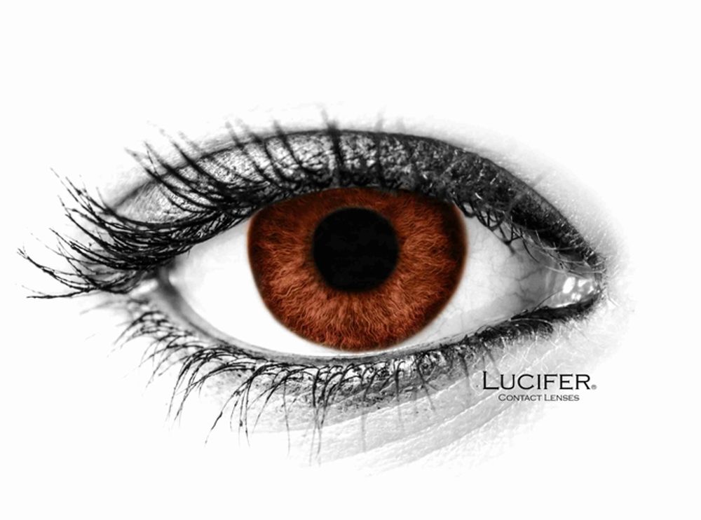 Lucifer Barevné čočky - nedioptrické - Cloud Choco (2 čočky)