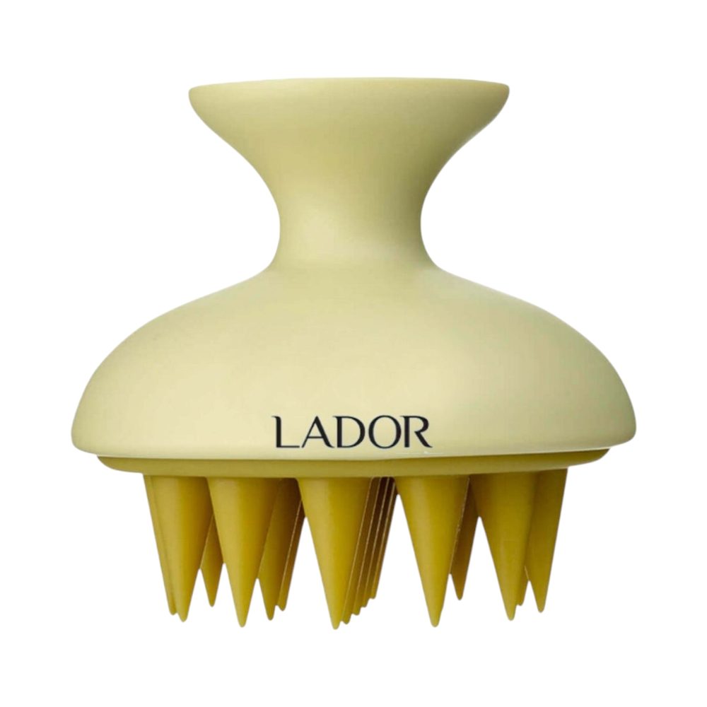 La´dor LA'DOR Masážní kartáč na vlasy Scalp Massager Shampoo Brush Yellow