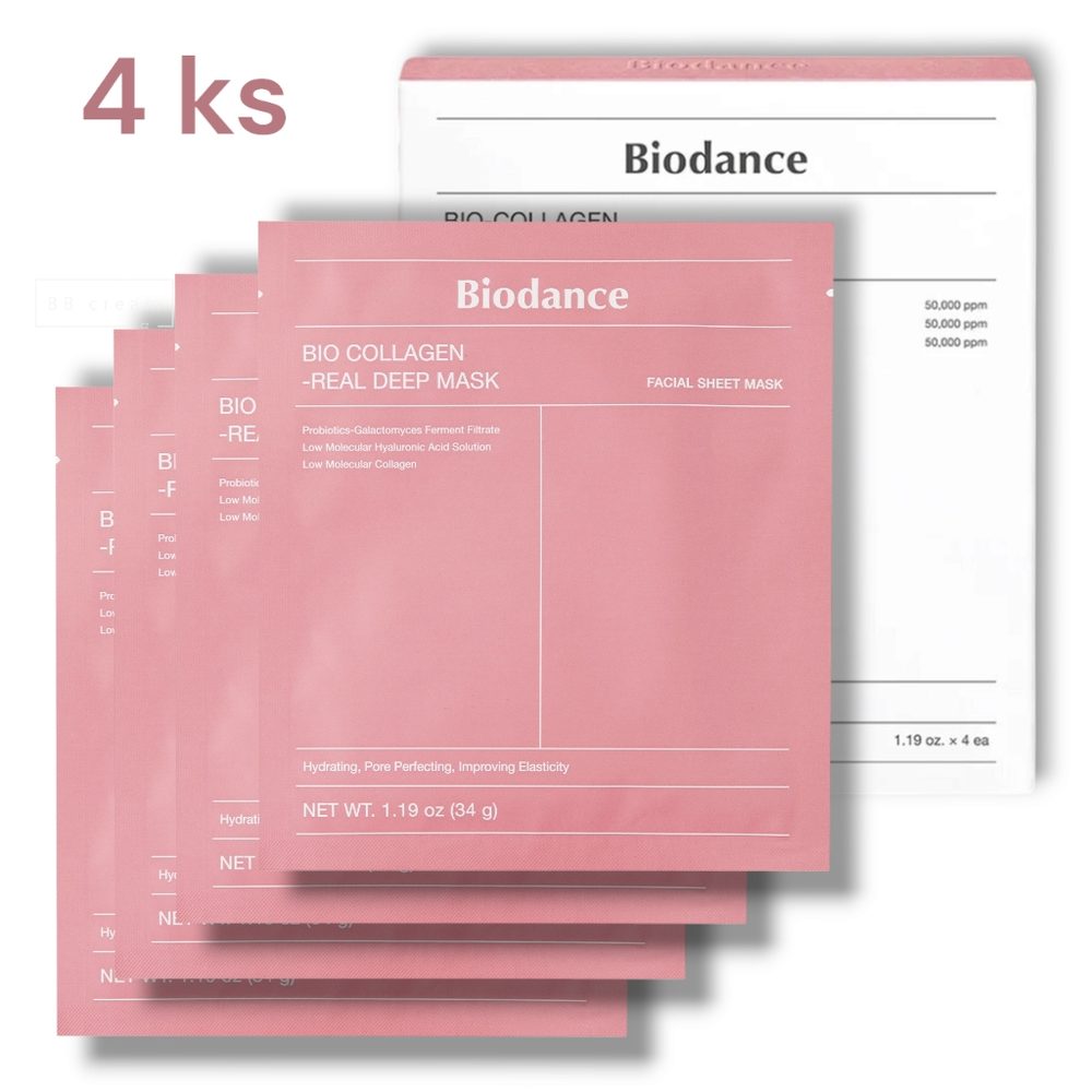BIODANCE Hydrogelová pleťová maska Bio-Collagen Real Deep Mask (4 ks)