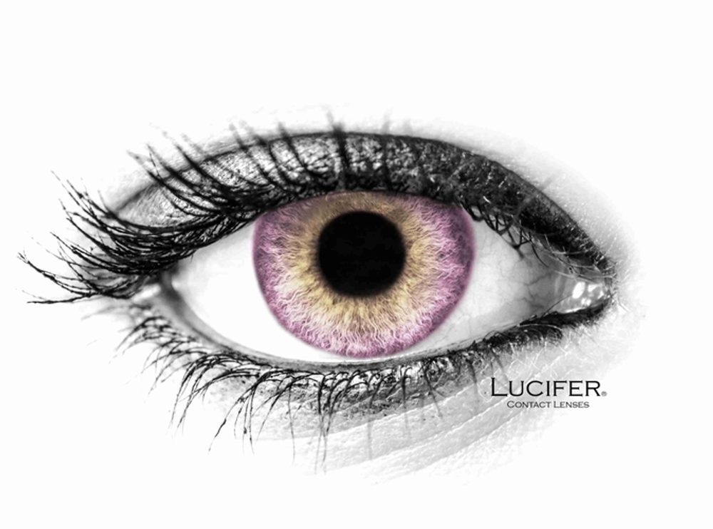 Lucifer Barevné čočky - nedioptrické - Cloud Pink (2 čočky)