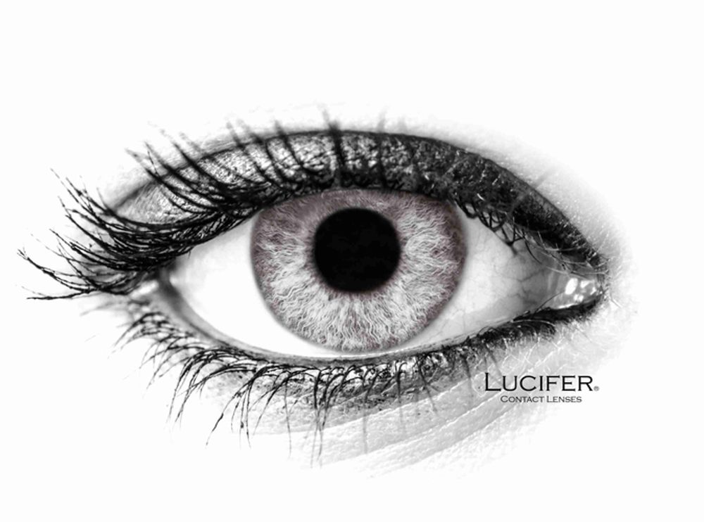 Lucifer Barevné čočky - nedioptrické - Itself Gray (2 čočky)