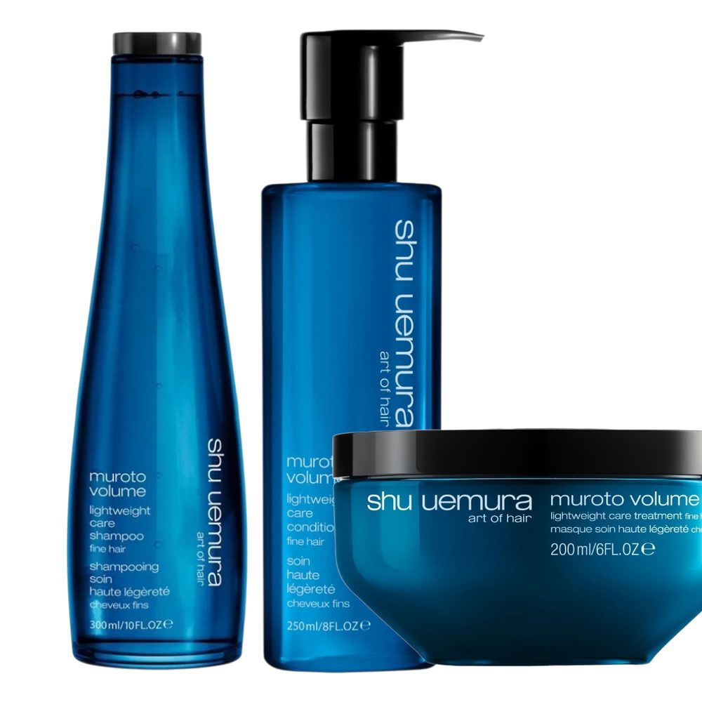 SHU UEMURA Muroto Volume Lightweight Care - Šampon + Kondicioner + Maska