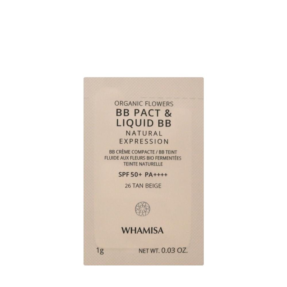 WHAMISA BB krém Bio BB #26 Tan Beige VZOREK