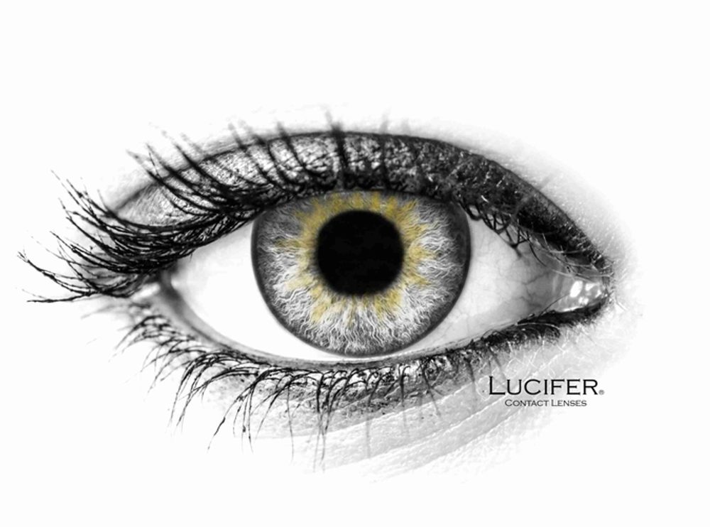 Lucifer Barevné čočky - nedioptrické - Orlando Gray (2 čočky)