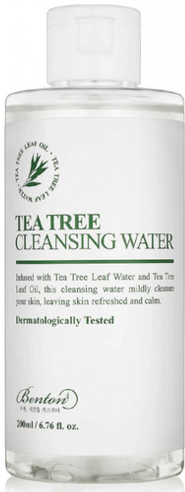 BENTON Odličovací a čistící pleťová voda Tea Tree Cleansing Water (200 ml)