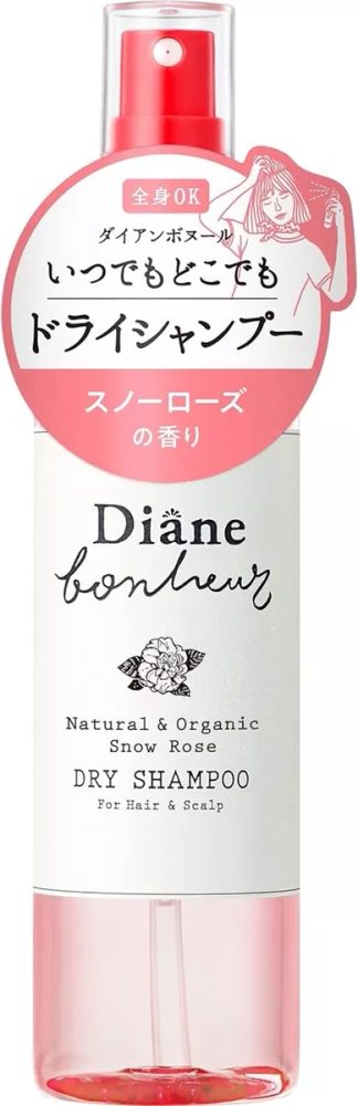 NATURELAB Suchý šampon Diane Bonheur Moist Dry Shampoo for Hair & Scalp - Snow Rose (120 ml)