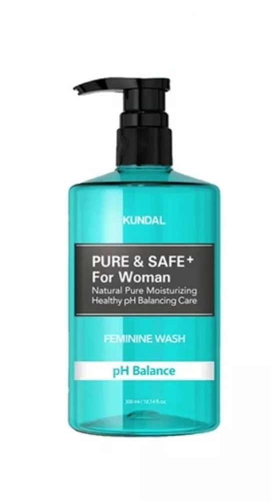 KUNDAL Přírodní intimní mycí gel Pure & Safe Feminine Wash (300 ml) - Bergamot