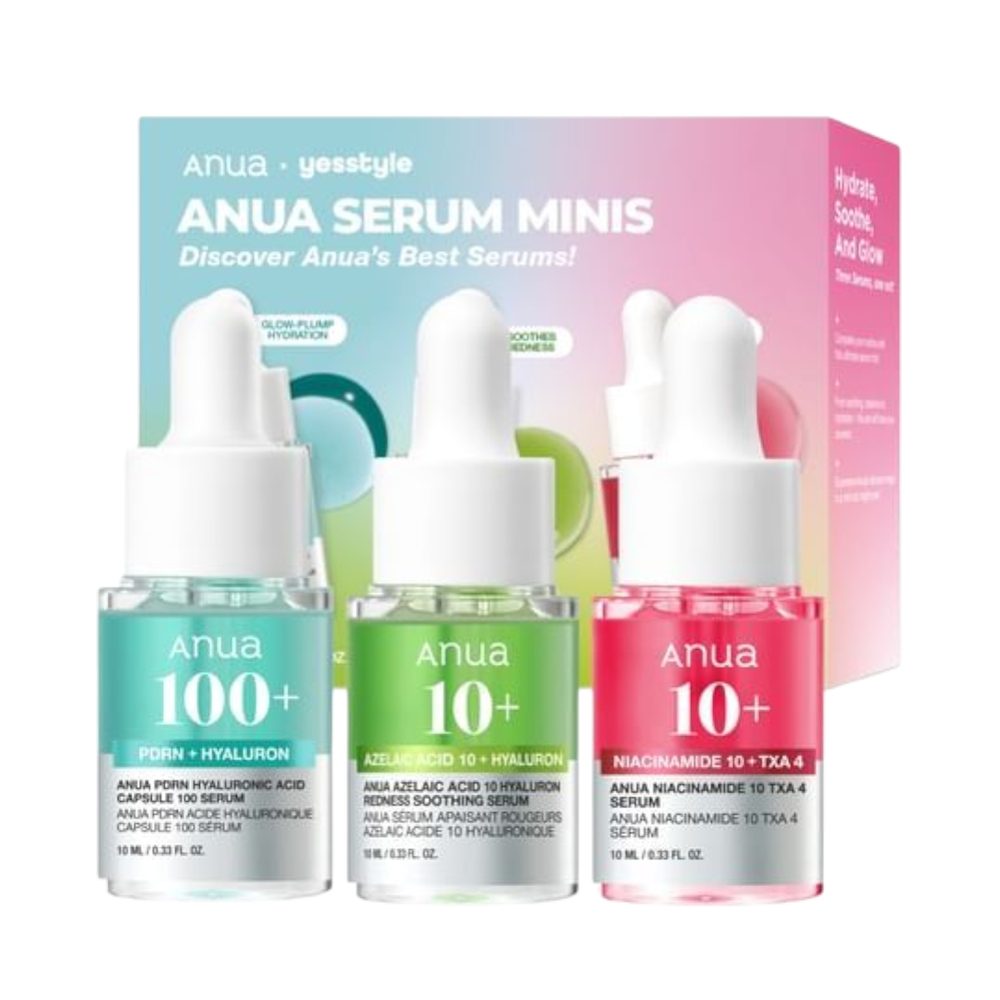 ANUA Set pleťových sér Exclusive Serum Minis Trio Set (3 ks)