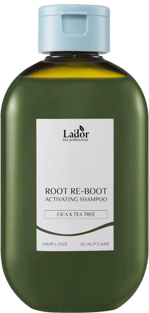 La´dor LA'DOR Šampon proti vypadávání vlasů Root Re-Boot Activating Shampoo Cica & Tea Tree (300 ml)