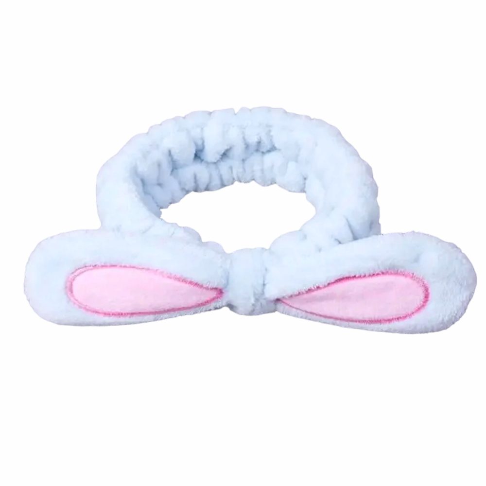 ostatní Kosmetická čelenka Fluffy Hair Band - Modrá