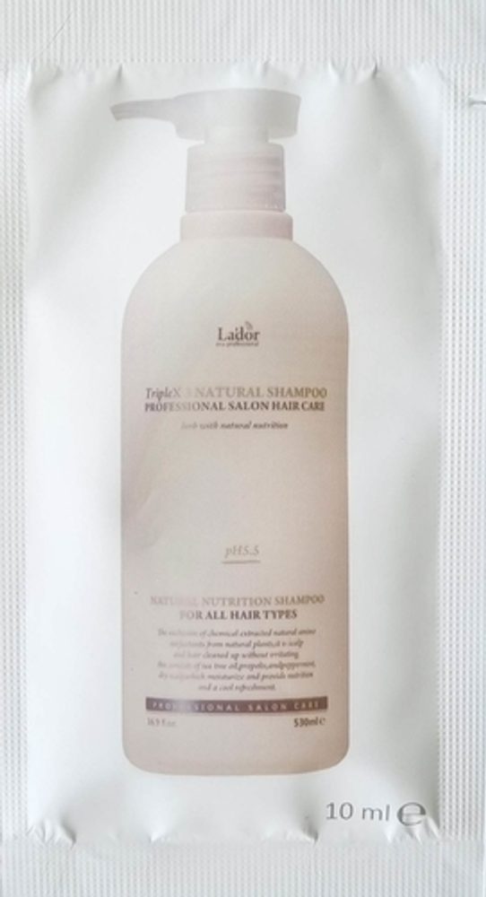 La´dor LA'DOR Přírodní antioxidační šampon TripleX3 Natural Shampoo - VZOREK