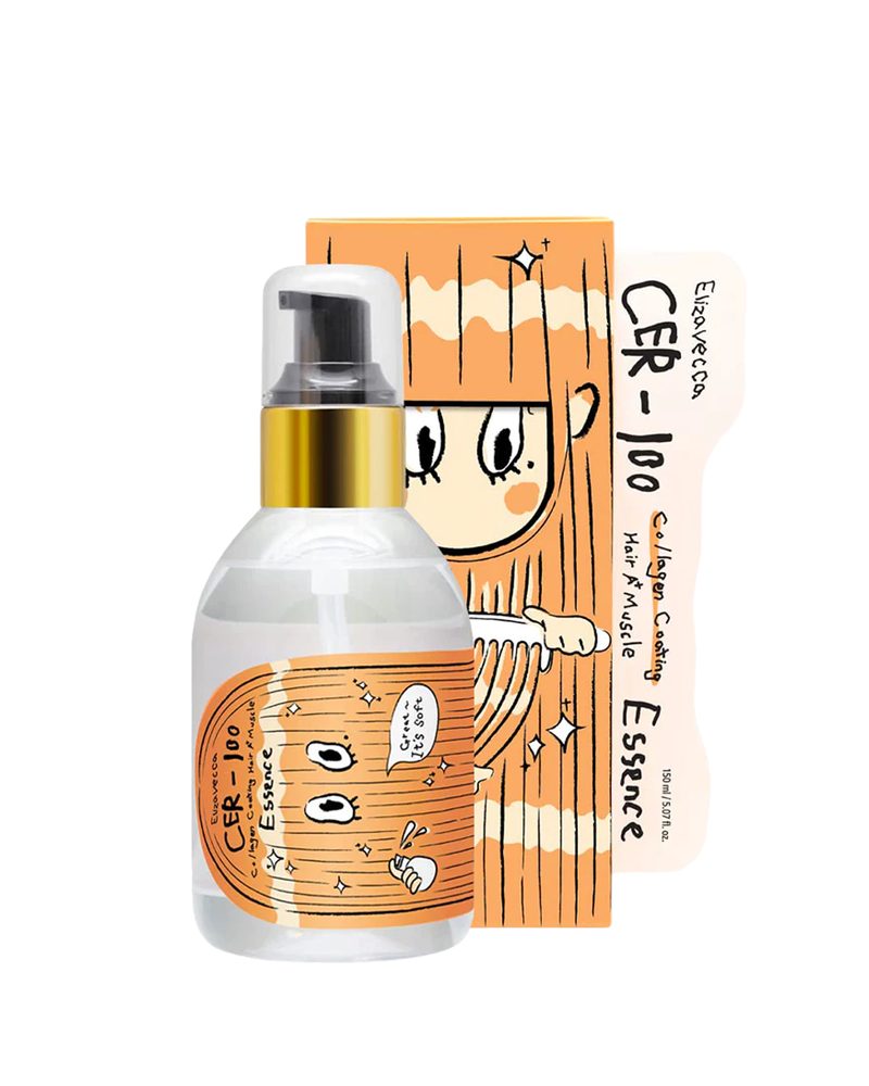Elizavecca Cer-100 Collagen Coating Hair A+ Muscle koncentrovaná hydratační esence proti lámavosti vlasů 150 ml