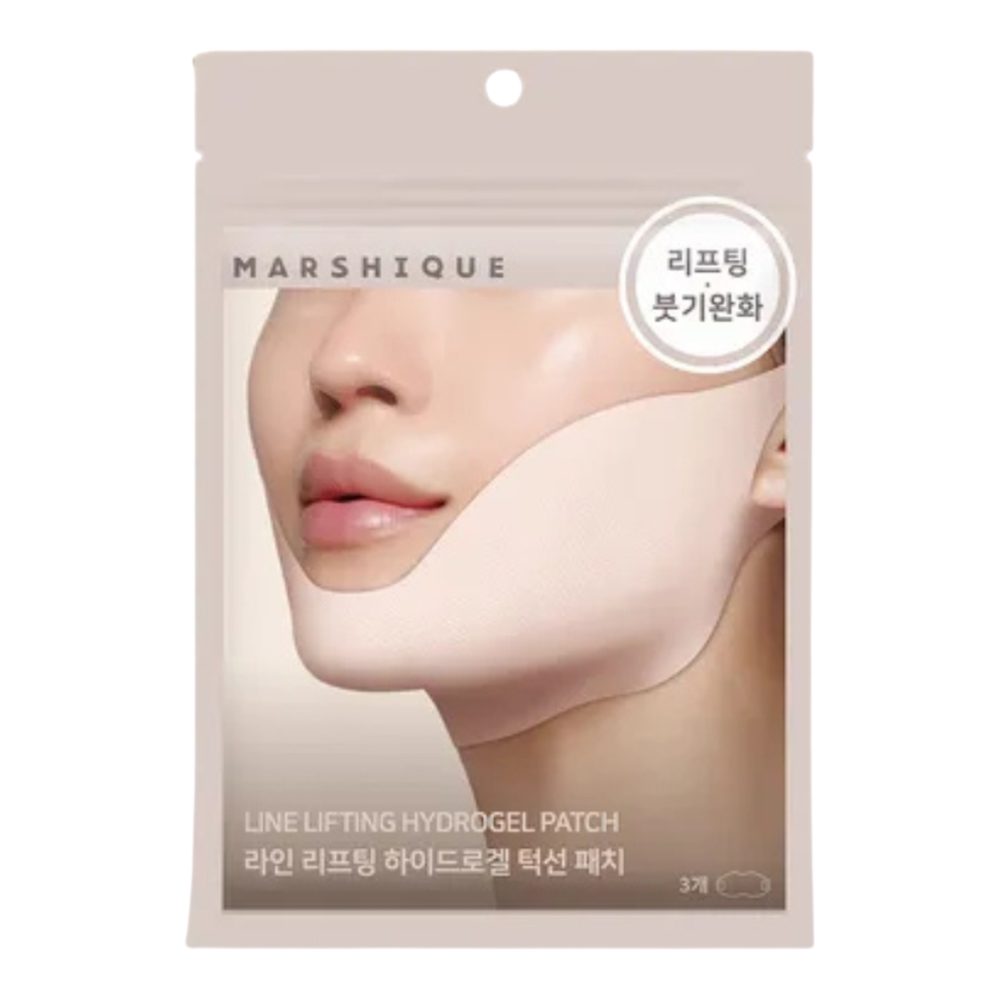MARSHIQUE Lifting náplasti pro oblast čelisti a brady Line Lifting Hydrogel Patch