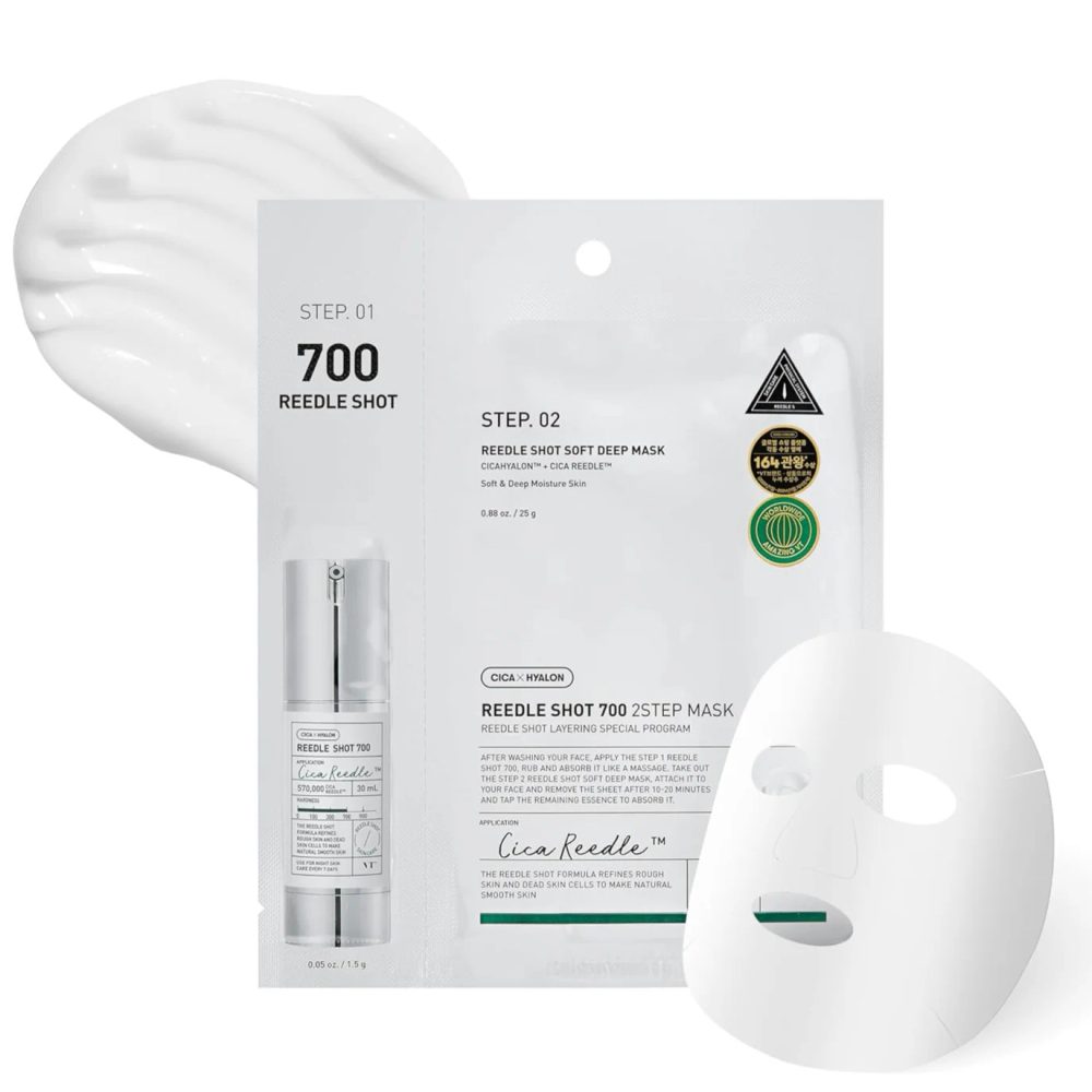 VT COSMETICS Dvoukroková maska s mikrojehličkami REEDLE SHOT 700 2-Step Mask (1,5 g + 25 g)
