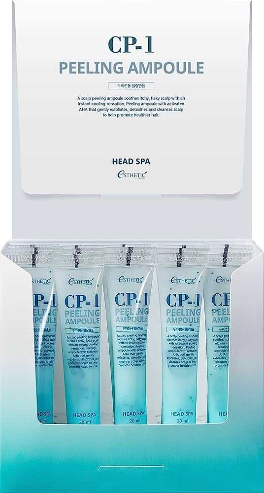 CP-1 Čisticí a regenerační peeling na pokožku hlavy Head Spa Peeling Ampoule (20 x 20 ml)