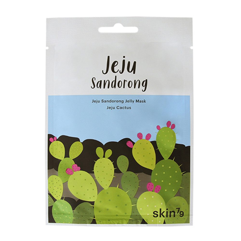 SKIN79 Plátýnková maska Jeju Sandorong Jelly Mask Cactus