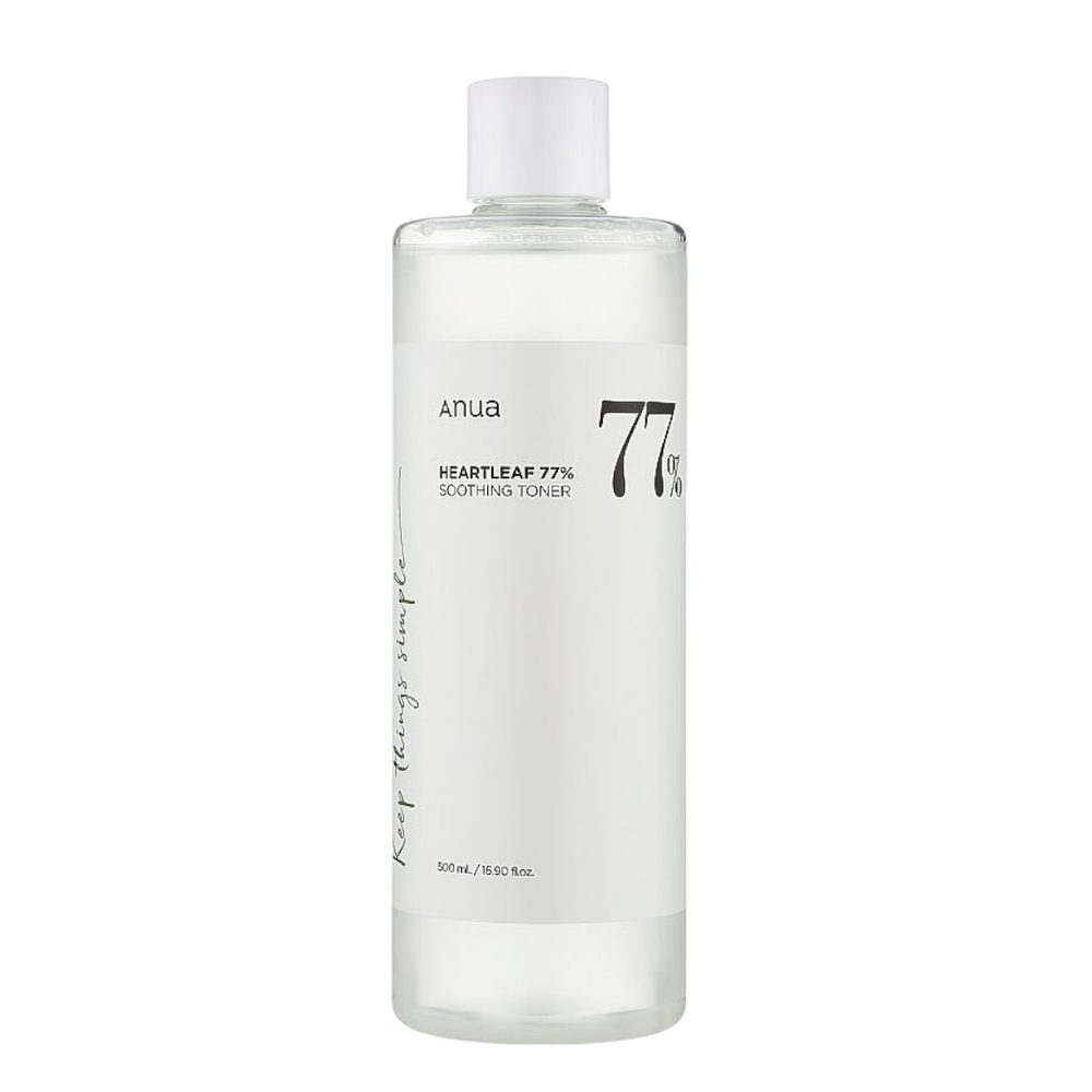 ANUA Zklidňující a hydratační pleťový toner Heartleaf 77% Soothing Toner (500 ml)
