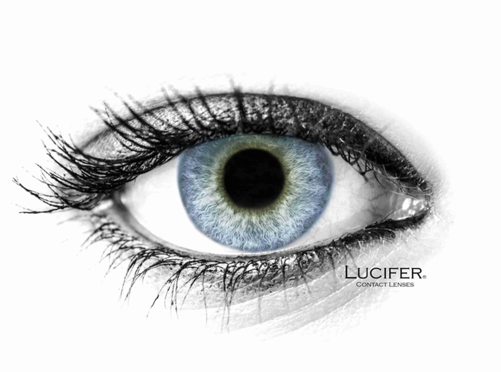 Lucifer Barevné čočky - nedioptrické - Cloud Light Blue (2 čočky)