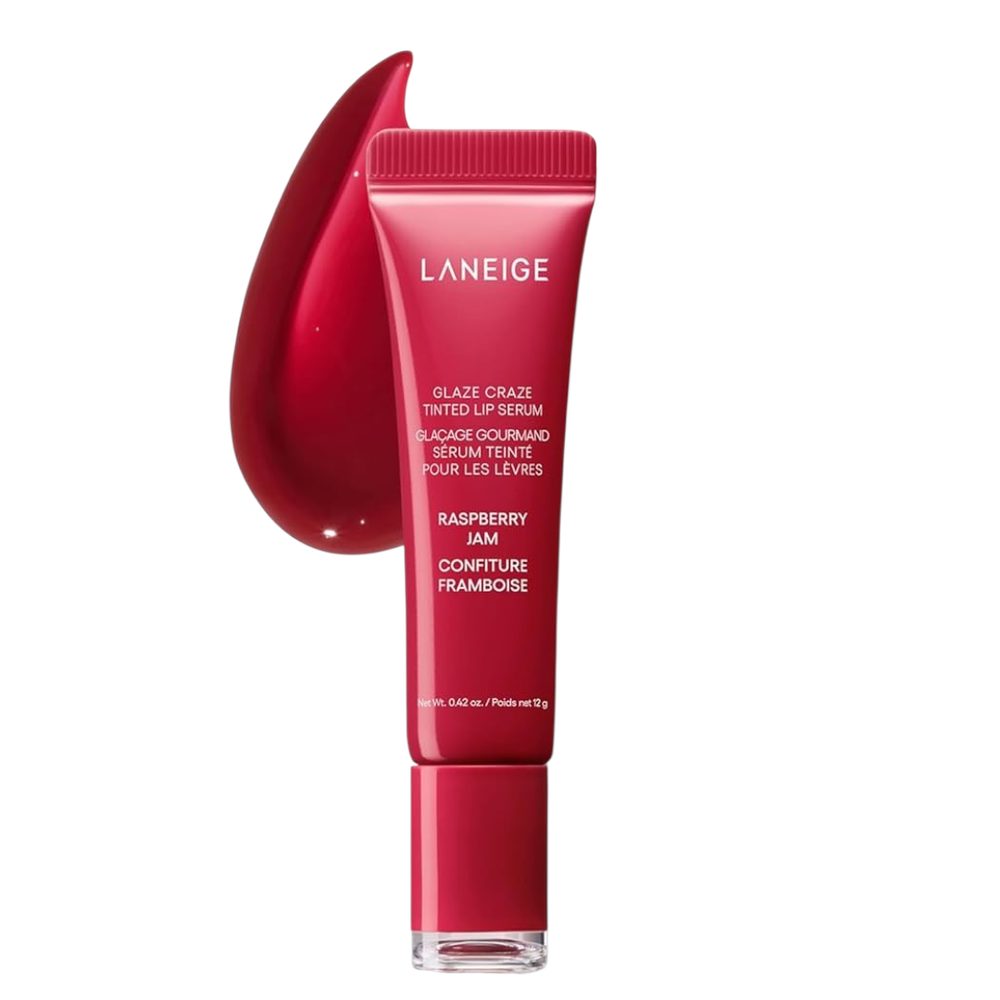 LANEIGE Tónovací sérum na rty Glaze Craze Tinted Lip Serum - Raspberry Jam