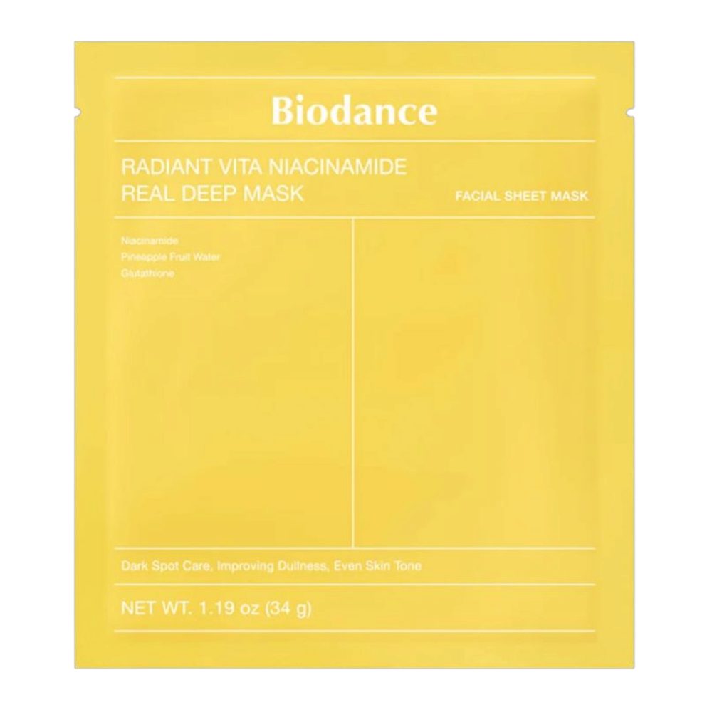 BIODANCE Hydrogelová pleťová maska Radiant Vita Niacinamide Real Deep Mask