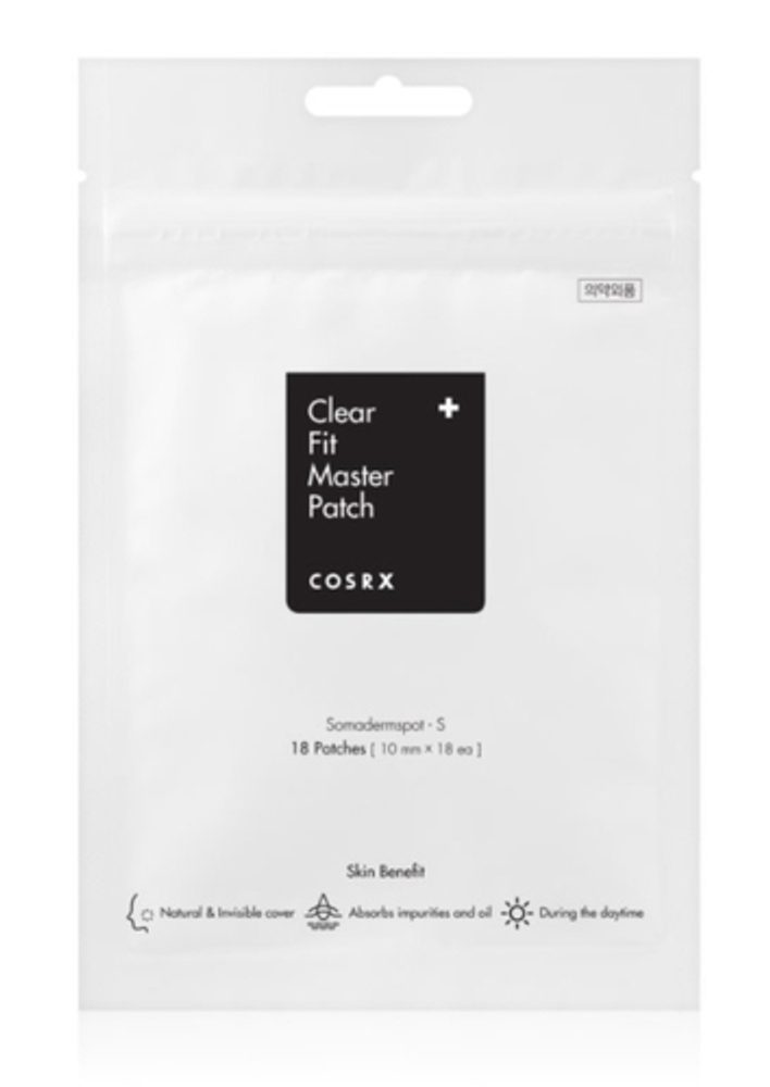 COSRX Čistící náplasti na akné Clear Fit Master Patch (18 kusů)