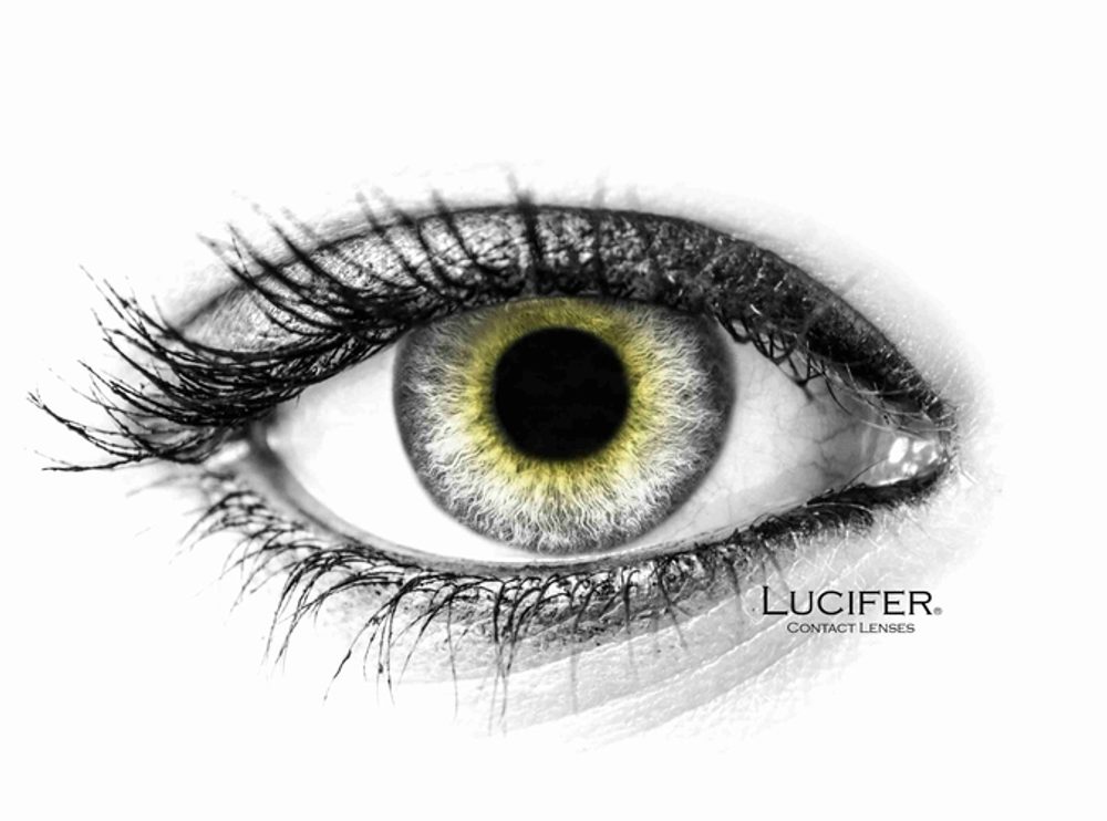 Lucifer Barevné čočky - nedioptrické - Cloud Gray (2 čočky)