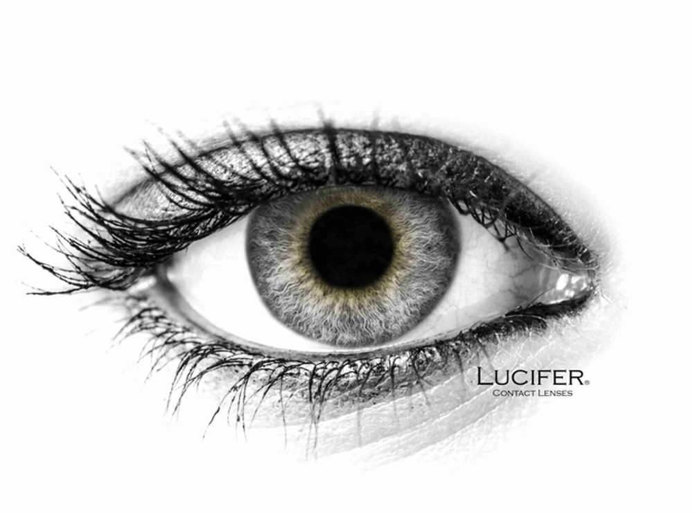 Lucifer Barevné čočky - nedioptrické - Cloud Deep Gray (2 čočky)
